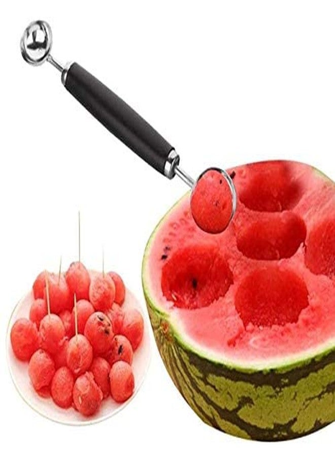 MAYANSHH Steel Double End Melon Baller | Melon Fruit Baller Scoop | 2PC - Image 5